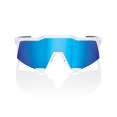 100% SPEEDCRAFT® MATTE WHITE HiPER® BLUE MULTILAYER MIRROR LENS + CLEAR LENS INCLUDED