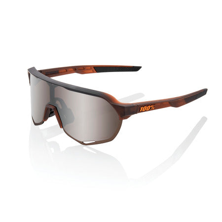 100% S2® MATTE TRANSLUCENT BROWN FADE HiPER® SILVER MIRROR LENS + CLEAR LENS INCLUDED