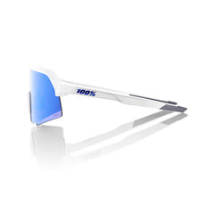 100% S3 MATTE WHITE HiPER® BLUE MULTILAYER MIRROR LENS + CLEAR LENS INCLUDED