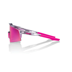 100% SPEEDCRAFT® SL TOKYO NIGHT POLISHED TRANSLUCENT GREY - PURPLE MULTILAYER MIRROR LENS + CLEAR LENS INCLUDED