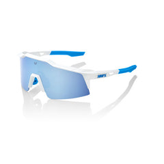 100% SPEEDCRAFT® SL MOVISTAR TEAM WHITE - HiPER® BLUE MULTILAYER MIRROR LENS + CLEAR LENS INCLUDED