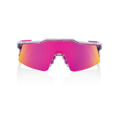 100% SPEEDCRAFT® SL TOKYO NIGHT POLISHED TRANSLUCENT GREY - PURPLE MULTILAYER MIRROR LENS + CLEAR LENS INCLUDED