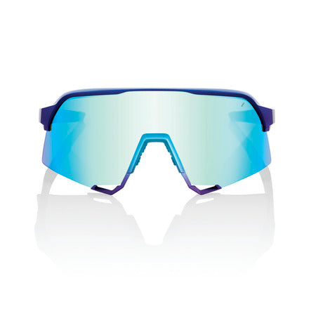 100% S3 - MATTE METALLIC INTO THE FADE - BLUE TOPAZ MULTILAYER MIRROR LENS
