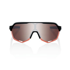 100% S2® SOFT TACT BLACK - HiPER® CRIMSON SILVER MIRROR LENS + CLEAR LENS INCLUDED