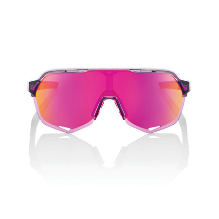 100% S2® TOKYO NIGHT POLISHED TRANSLUCENT GREY PURPLE MULTILAYER MIRROR LENS + CLEAR LENS INCLUDED