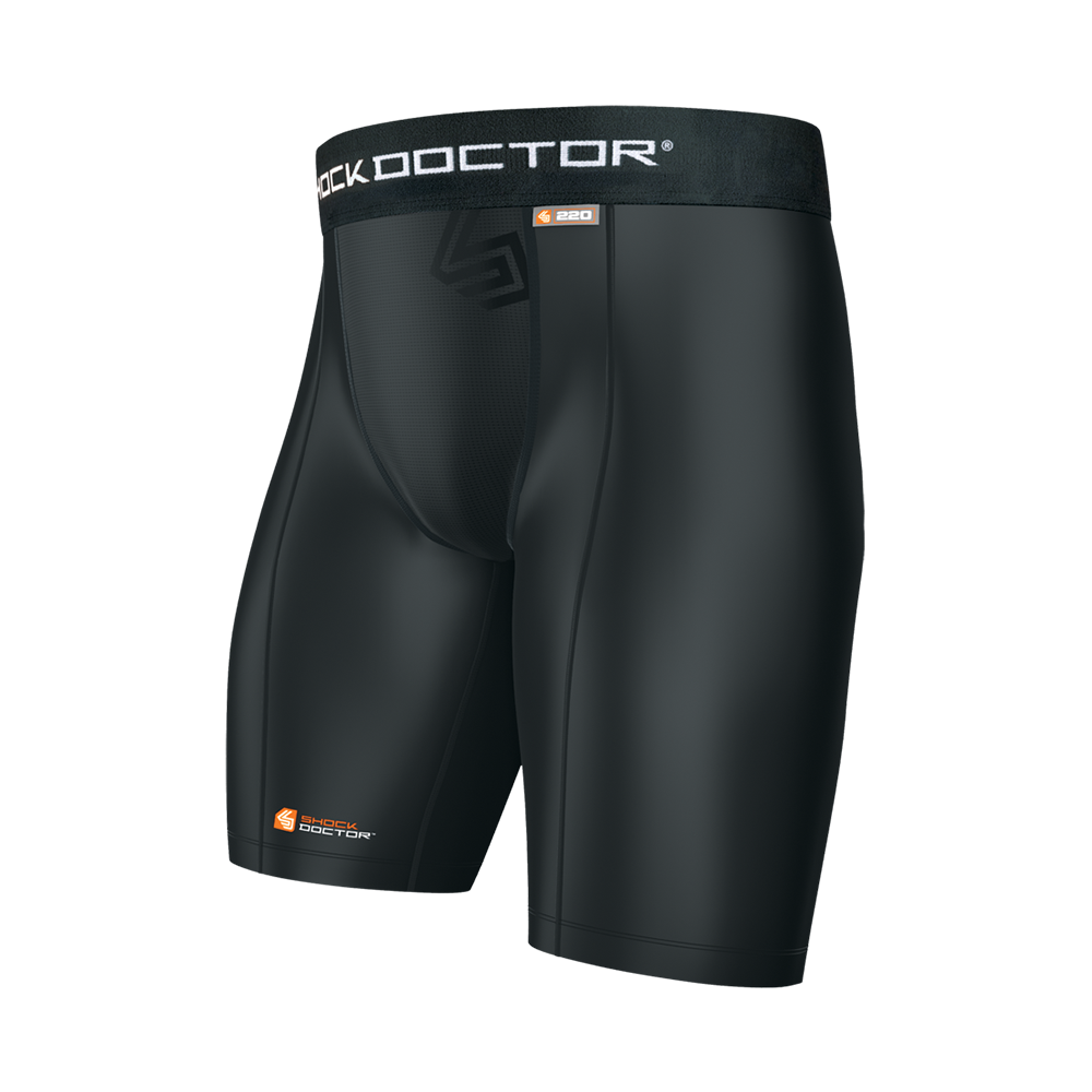 SHOCK DOCTOR CORE COMPRESSION SHORT WITH CUP POCKET