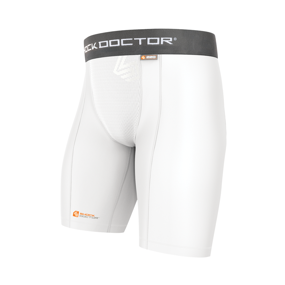 SHOCK DOCTOR CORE COMPRESSION SHORT WITH CUP POCKET – HAWAIIANHARDBALL